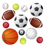 Sticker Ballons et balles