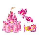 Sticker Château et sa Princesse