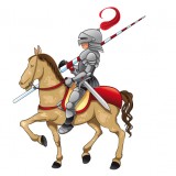 Sticker Chevalier Lancelot