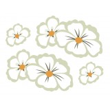 Sticker Fleurs des îles