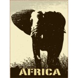 Sticker Africa Elephant