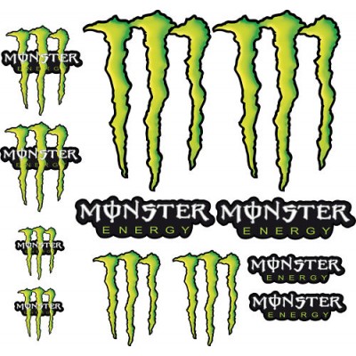 Monster Energy Stickers on Stickers Autocollants Monster Energy 3    Stickersmania