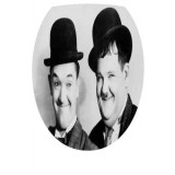 Sticker Abattant WC Laurel et Hardy Réf W05