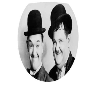 Sticker Abattant WC Laurel et Hardy