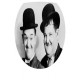 Sticker Abattant WC Laurel et Hardy Réf W05