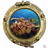 Sticker hublot coraux