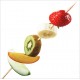 Sticker autocollant pour  lave vaisselle décoration brochette de fruits 60 x 60 cm.