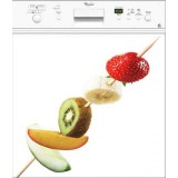 Sticker déco lave vaisselle brochette de fruits 