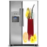 Sticker d&eacute;co pour Frigidaire cocktail 100 x 170 cm