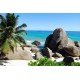 Sticker autocollant paysage Maldives 120x180 cm