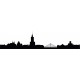 Sticker autocollant frise Warsaw 42x178 cm