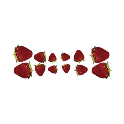 Sticker Fruit 12 Fraises 