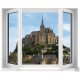 Sticker fenêtre Mont St Michel 100x82cm