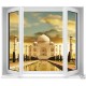 Sticker fenêtre Taj Mahal 120x105cm 