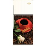 Sticker déco pour Frigidaire café  60 x 90 cm  