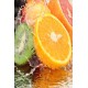 Sticker déco pour Frigidaire tutti fruits 60x90 cm