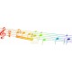 Sticker note de musique 50x200 cm