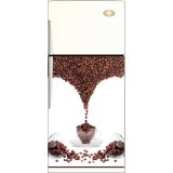 Sticker déco pour Frigidaire saveur grain de café  60x90 cm 