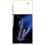 Sticker déco pour Frigidaire saxophone 60x90 cm 