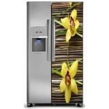 Sticker Frigidaire Am&eacute;ricain fleur r&eacute;f k4 70x170 cm 