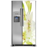Sticker Frigidaire Am&eacute;ricain fleur r&eacute;f G01 70x170 cm 