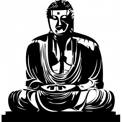 Sticker ethnique Bouddha  
