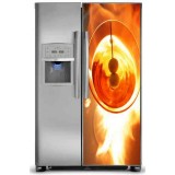Sticker Frigidaire am&eacute;ricain deco r&eacute;f 028 70x170 cm 