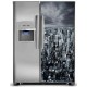 Sticker Frigidaire Américain déco New York réf 040 70x170 cm 