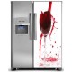 Sticker Frigidaire Américain déco verre réf 02 70x170 cm  