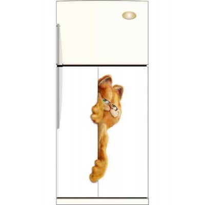 Sticker Frigidaire décoration chat garfield
