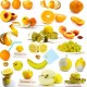 Sticker autocollant pour lave vaisselle décoration fruit 60 x 60 cm. 