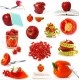 Sticker autocollant pour lave vaisselle déco fruits et légumes 60 x 60 cm.
