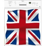 Sticker déco lave vaisselle drapeau Anglais 60x60 cm 