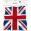 Sticker autocollant pour lave vaisselle décoration drapeau Anglais 60 x 60 cm. 