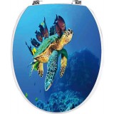 Sticker abattant wc  Tortue réf w6c 28x36.6 cm 