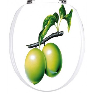 Sticker abattant wc branche de fruits