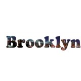 Sticker Géant panoramique Brooklyn réf 4658 50x250 cm 