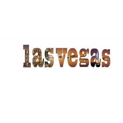 Sticker Géant panoramique Las Vegas 50x250 cm.