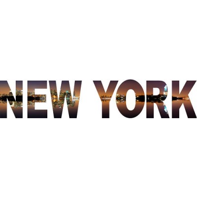 Sticker Géant panoramique New York 50x250 cm.