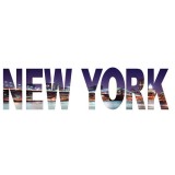 Sticker Géant panoramique New York réf 9487 60x230 cm 