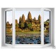 Sticker fenêtre Temple d'Angkor 120x91cm