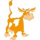 Stickers Animaux  Vache 75x95 cm 