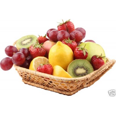 Sticker panier de fruits 