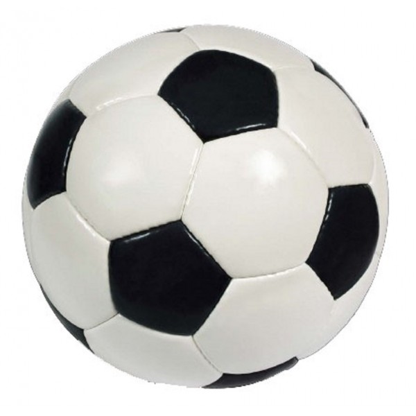 Sticker ballon foot noir et blanc pour déco sport enfants et club -  Décorécébo