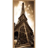 Sticker porte Tour Eiffel 72*204 cm
